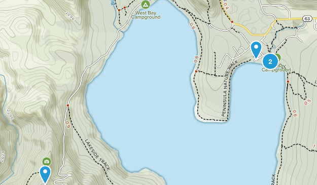 Saint Arnaud, Tasman Region Map