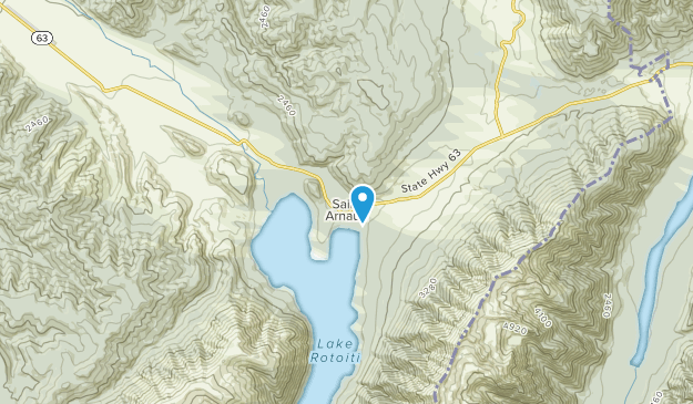 St Arnaud, Tasman Region Map