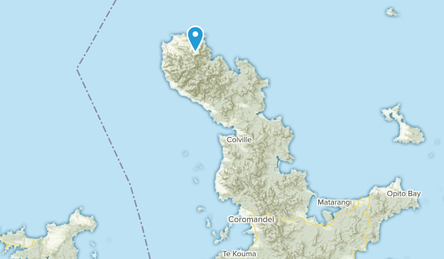 Coromandel, Waikato Map