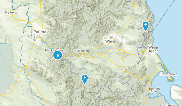 Paeroa, Waikato Map