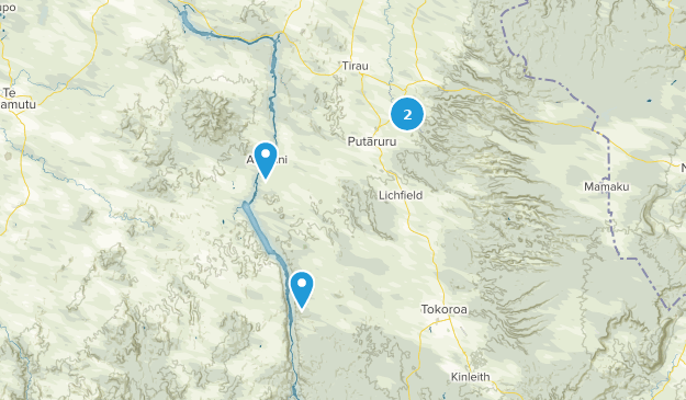 Putaruru, Waikato Map