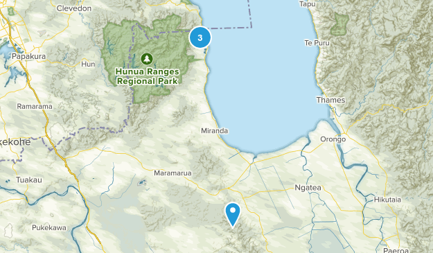 Hauraki District, Waikato Region Map