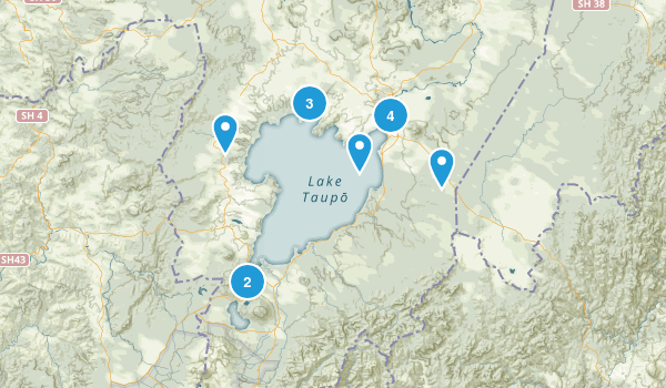 Kinloch, Waikato Region Map