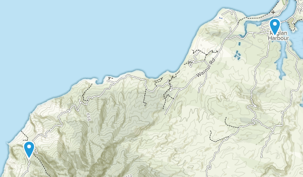 Raglan, Waikato Region Map