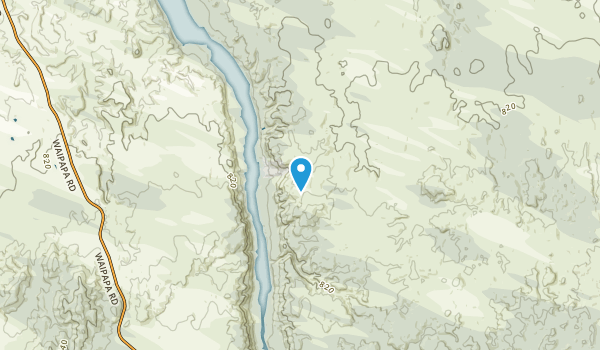 Te Waotu, Waikato Region Map