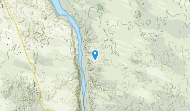 Te Waotu, Waikato Region Map
