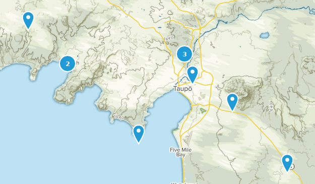 Taupo, Waikato Map