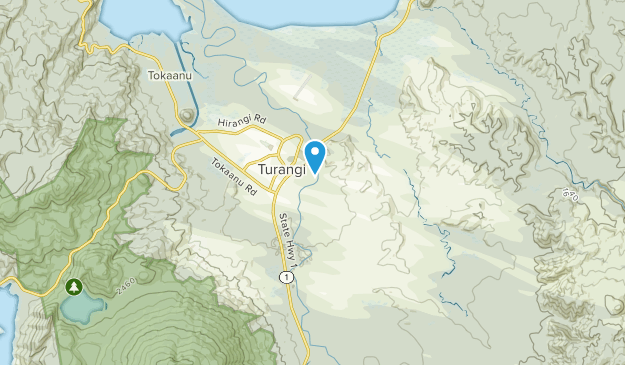 Turangi, Waikato Map