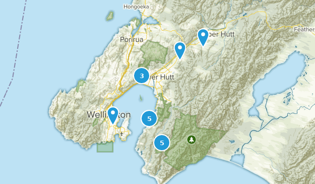 Lower Hutt, Wellington Map