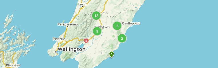 Masterton, Wellington: Mapa de rutas