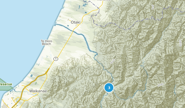 Otaki, Wellington Map
