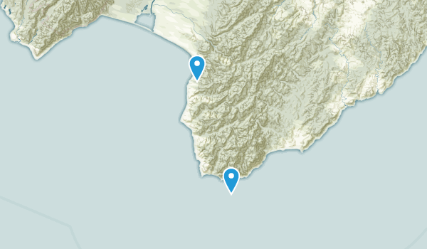 Whangaimoana, Wellington Region Map