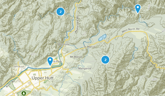Upper Hutt, Wellington Map