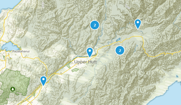Upper Hutt, Wellington Map
