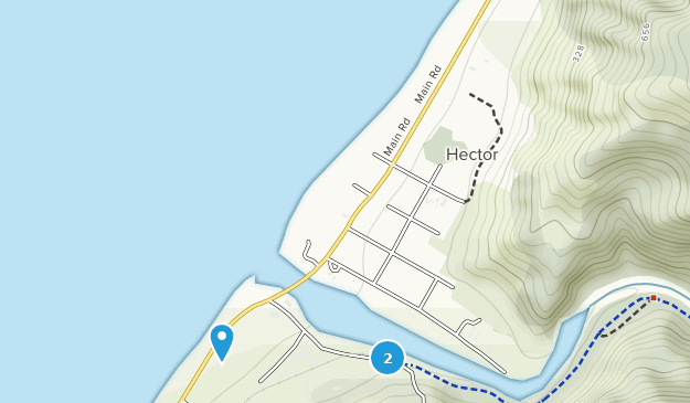 Hector, West Coast Map