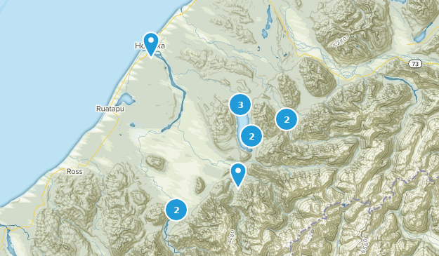 Hokitika, West Coast Map