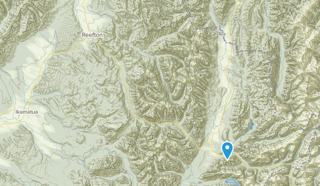 Reefton, West Coast Map