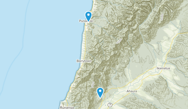 Blackball, West Coast Region Map