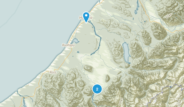 Kowhitirangi, West Coast Region Map