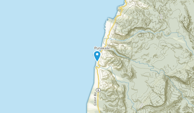 Runanga, West Coast Region Map