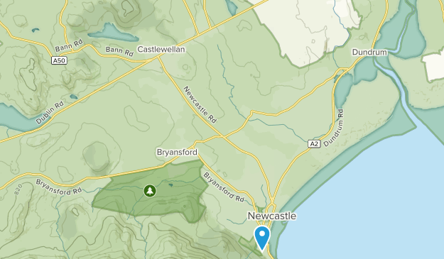 Castlewellan, Comté de Down Map