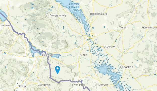 Enniskillen, comté de Fermanagh Map