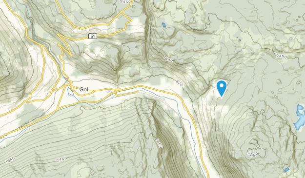 Gol, Comté de Buskerud Map