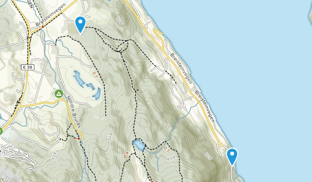 Breistein, Hordaland Map