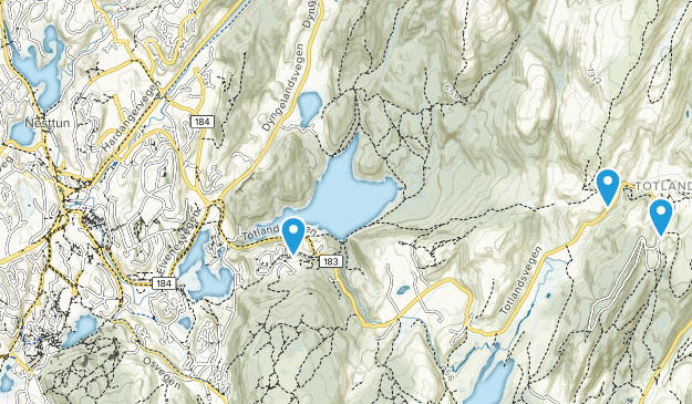 Nesttun, Hordaland Map