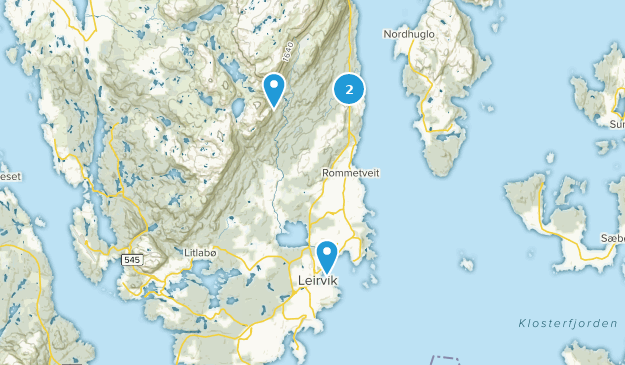 Stord, comté de Hordaland Map