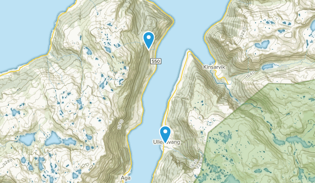 Ullensvang, Hordaland Map