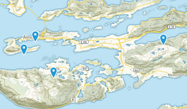 Ålesund, Møre og Romsdal Map