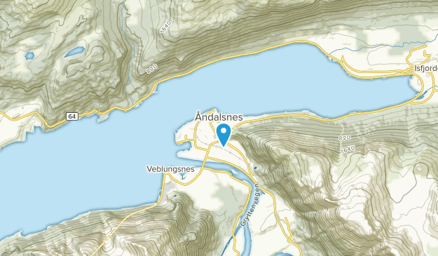 Åndalsnes, Møre og Romsdal Map