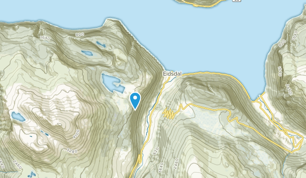 Eidsdal, Møre og Romsdal Map