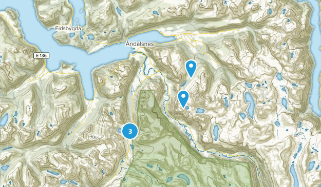 Rauma, Møre og Romsdal Map