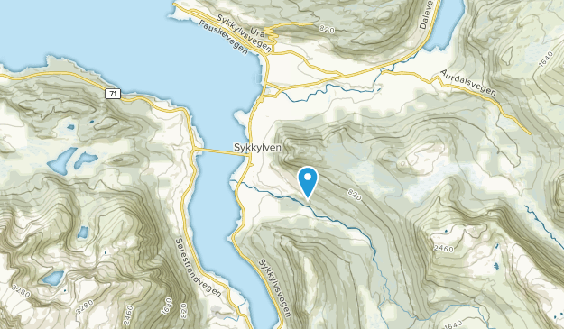 Sykkylven, Møre og Romsdal Map