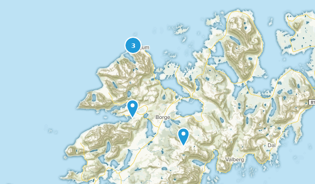 Bøstad, comté de Nordland Map