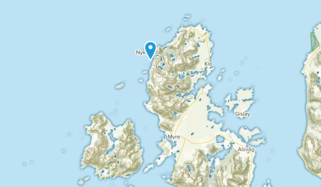 Øksnes, Nordland Map