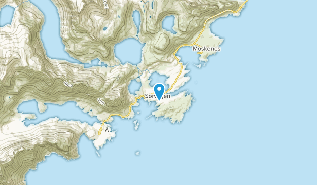 Sørvågen, Nordland Map
