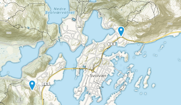 Vågan, Nordland Map