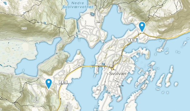 Vågan, Nordland Map