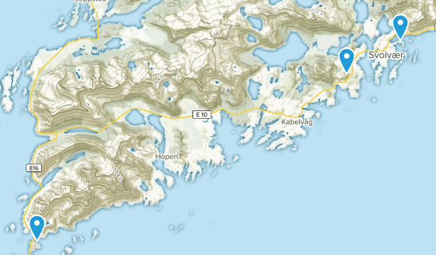 Vågan, Nordland Map