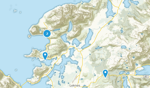 Vestvågøy, Nordland Map