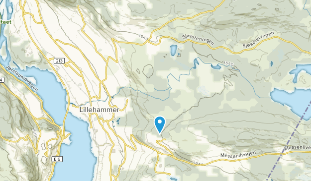 Lillehammer, Oppland Map