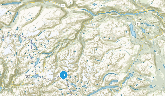 Lom, Oppland Map