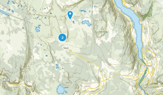Svingvoll, comté d'Oppland Map