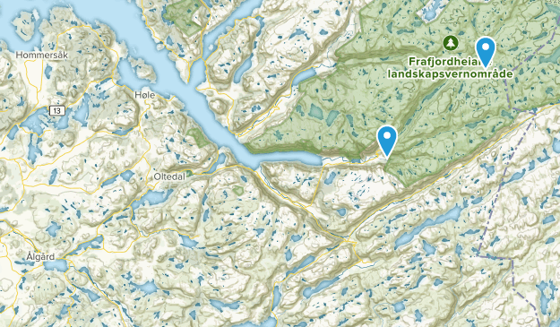 Gjesdal, Rogaland Map