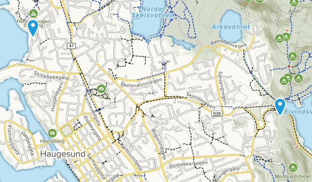Haugesund, Rogaland Map