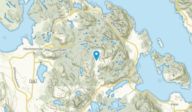 Hommersåk, Rogaland Map