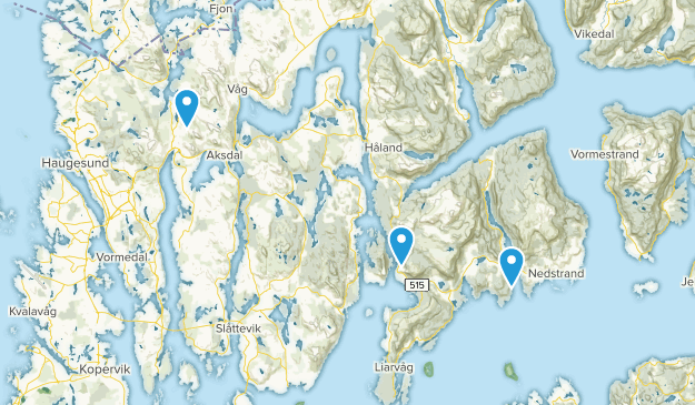 Tysvær, Rogaland Map